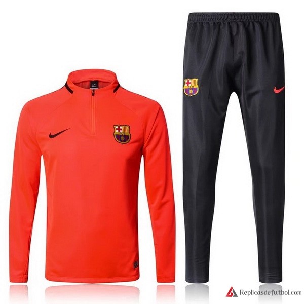 Chandal Barcelona 2017-2018 Naranja Marino